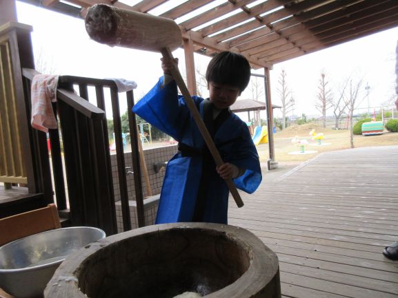 餅つき