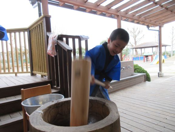 餅つき