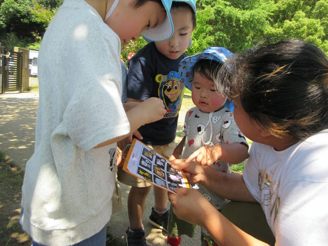 園庭ウォークラリー