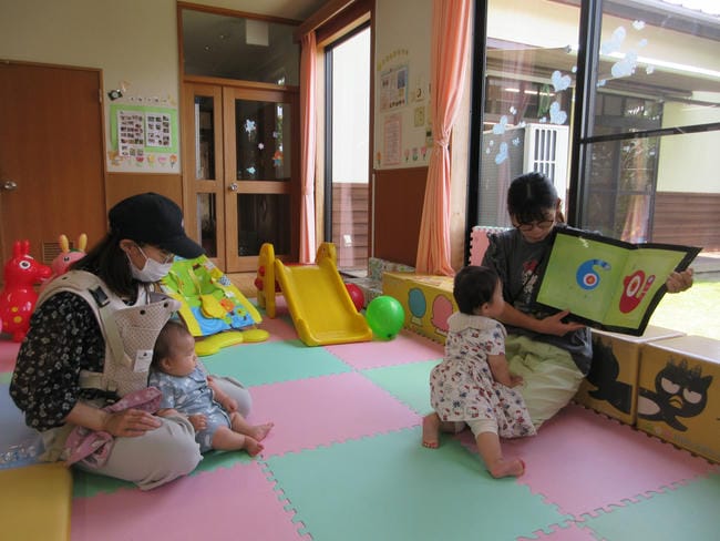 園庭であそぼう